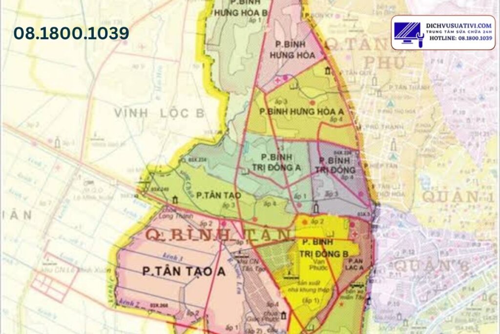 Khu vực Điện Máy Minh nhận sửa tivi tại quận Tân Phú