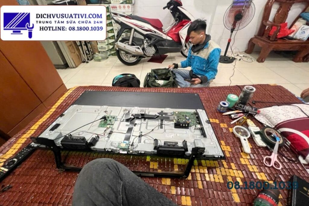 Quy trình sửa tivi quận Tân Phú tại nhà của Điện Máy Minh