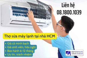 Sửa máy lạnh HCM tại nhà – Điện Máy Minh đến nhanh, kiểm tra đúng lỗi, sửa liền