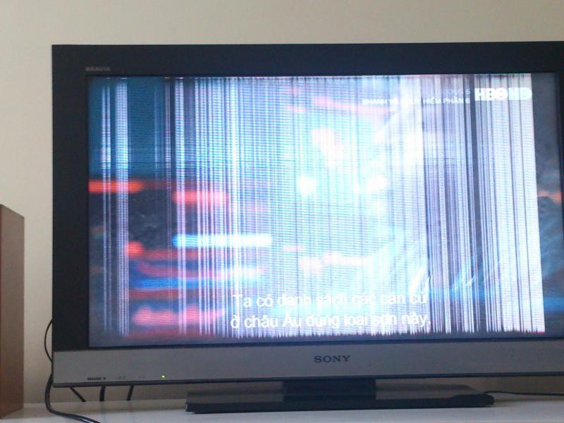 tivi samsung bị sọc dọc màn hình