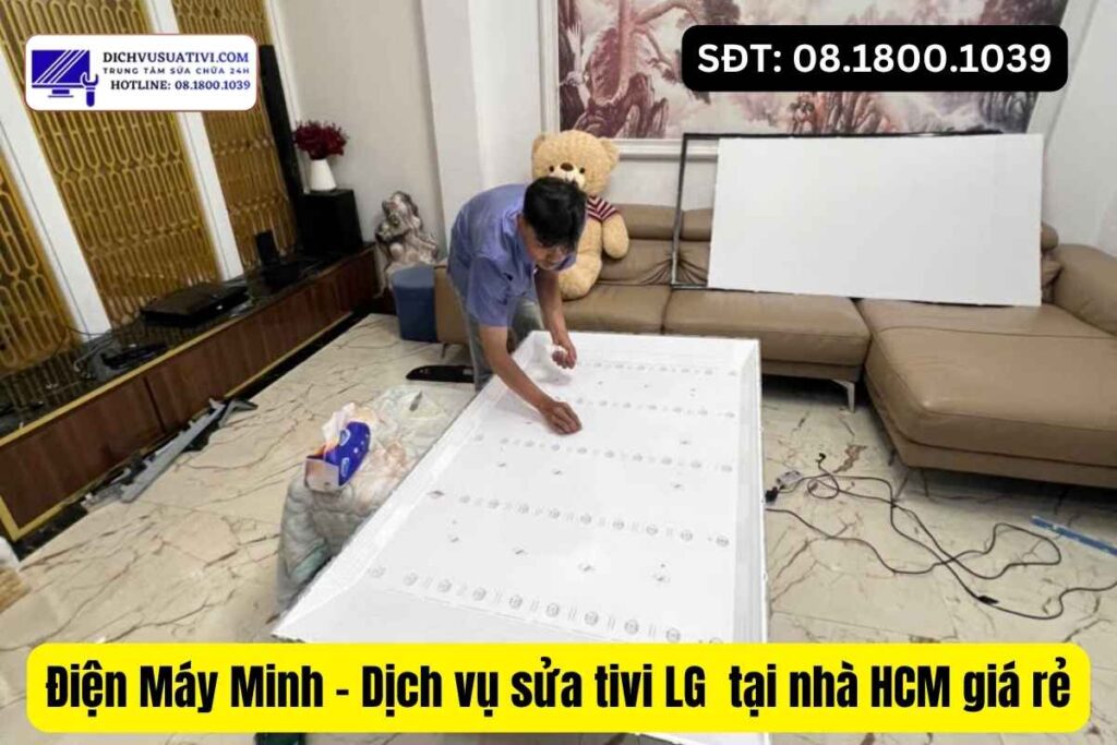 Điện Máy Minh sửa tivi LG theo hướng “đúng lỗi trước, đúng giá sau”