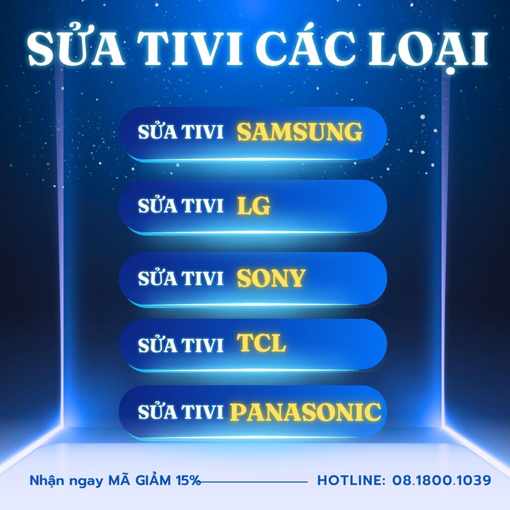 sỬA TIVI CÁC LOẠI