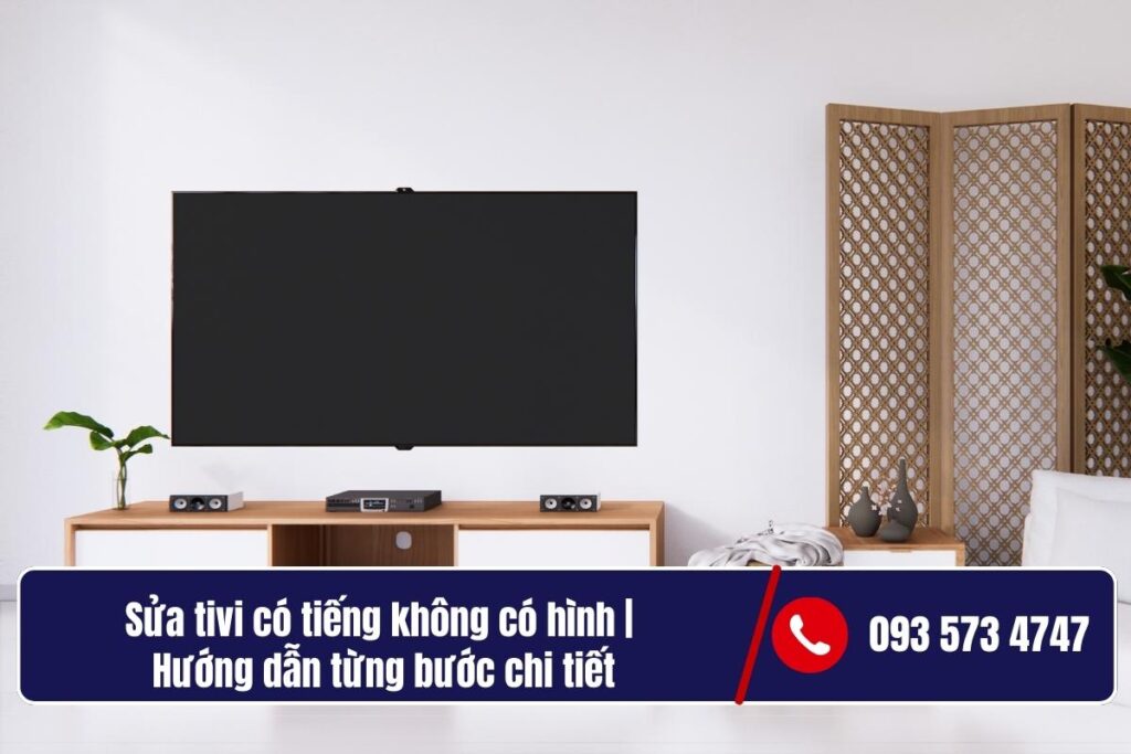 Tại sao tivi có tiếng mà không lên hình