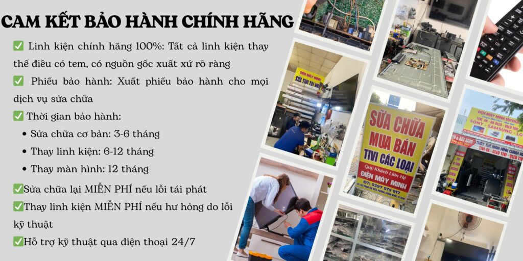 Cam Kết Bảo Hành Chính Hãng