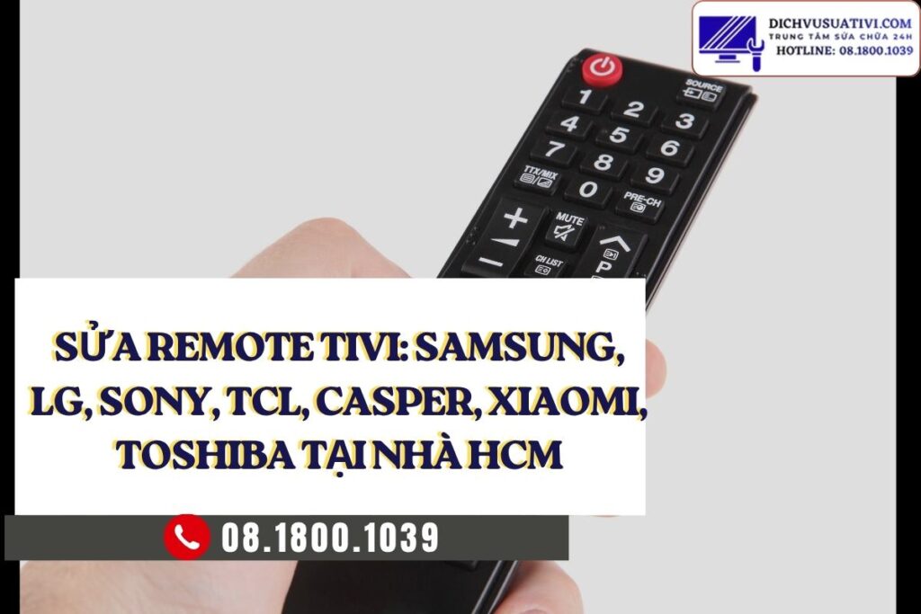 Sửa remote tivi