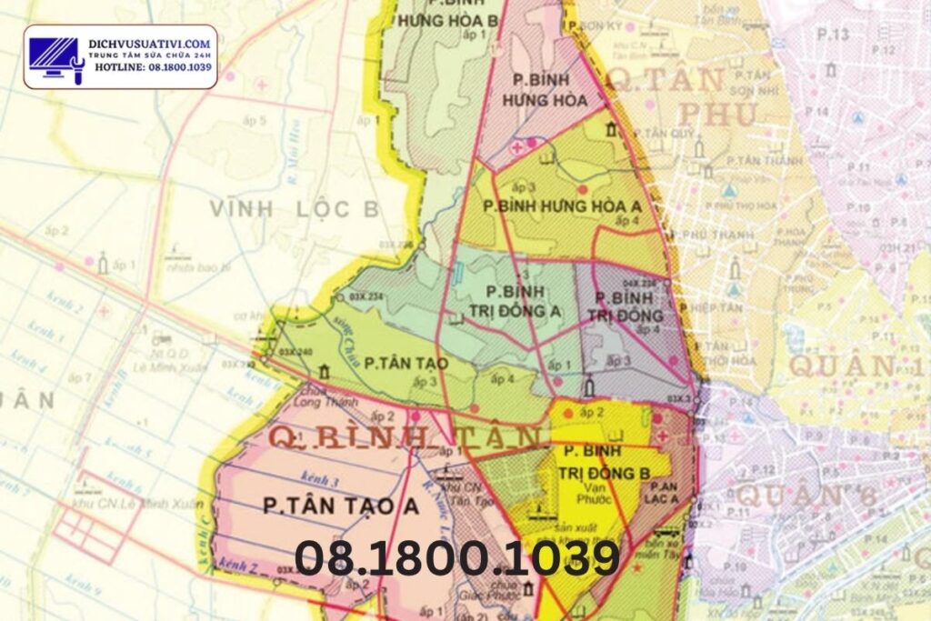 Khu vực Điện Máy Minh nhận sửa tivi tại Bình Tân