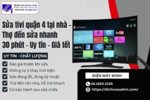 Sửa tivi quận 4 tại nhà