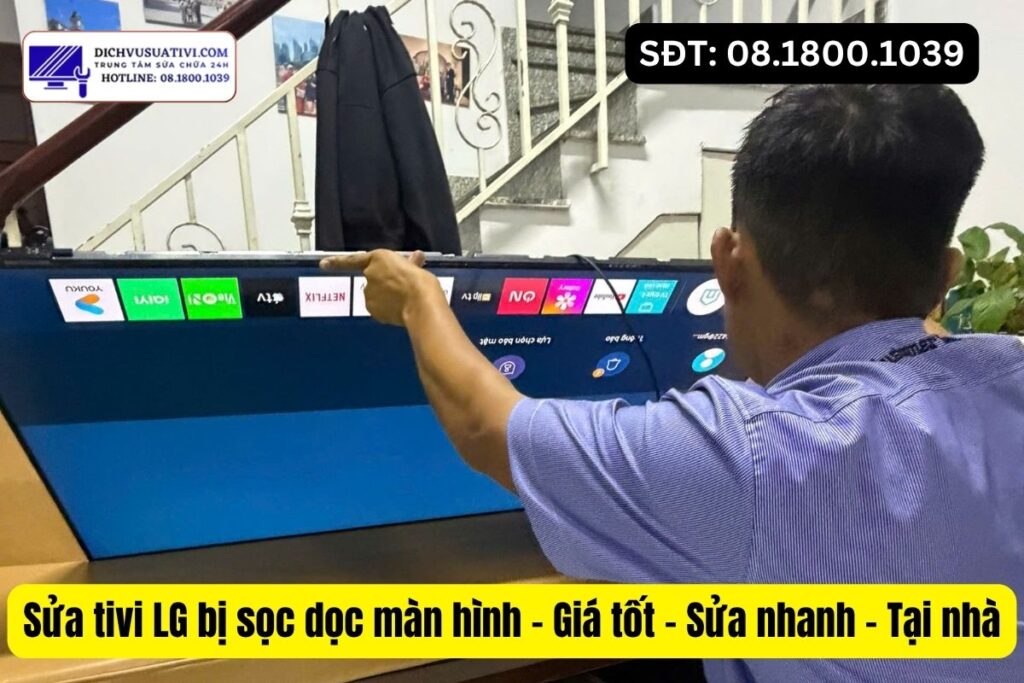 Khi nào tivi LG bị sọc dọc có thể phải thay màn hình