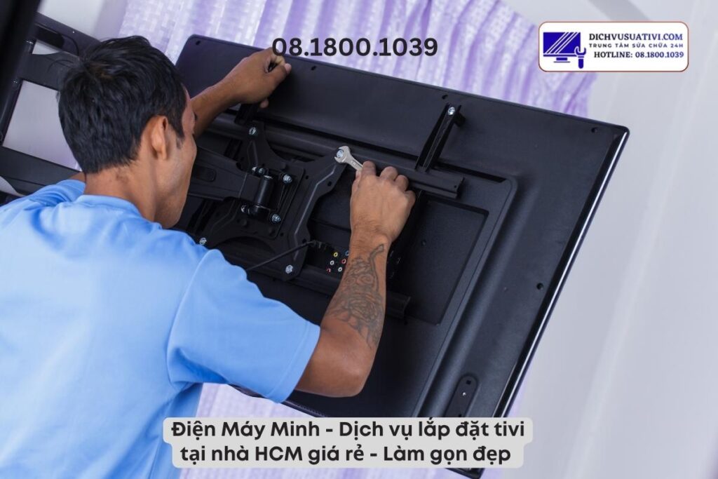 Một ca lắp tivi đẹp không chỉ nằm ở “treo lên được”