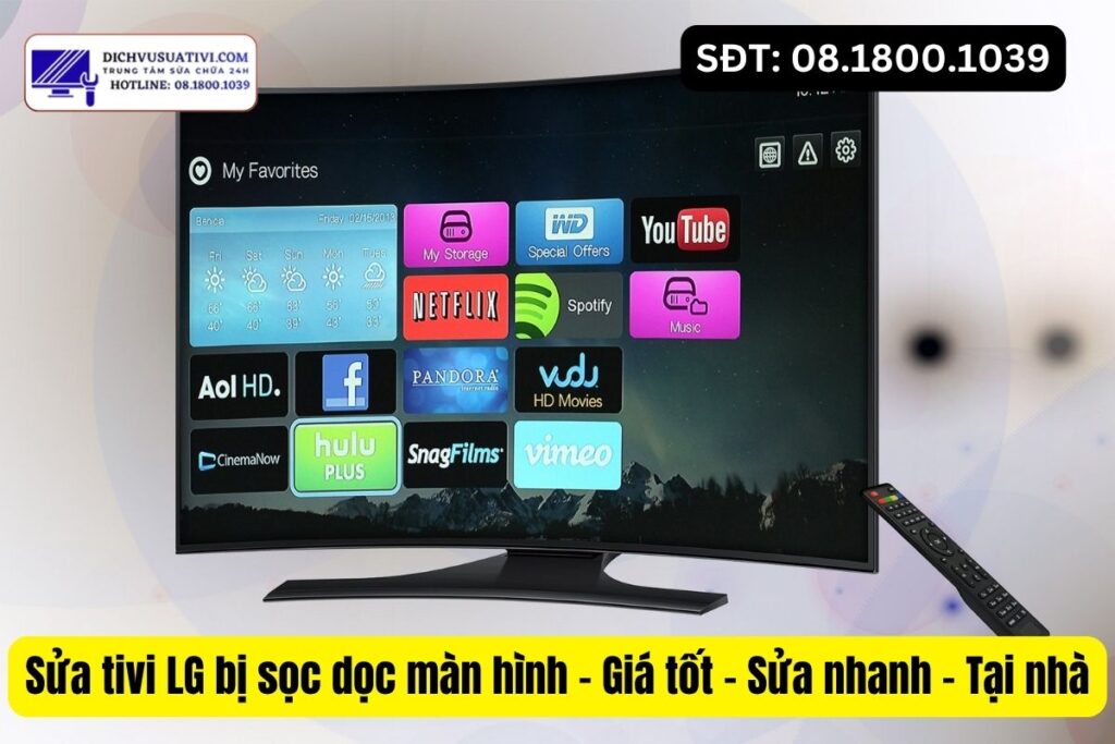 Quy trình sửa tivi LG bị sọc dọc màn hình của Điện Máy Minh