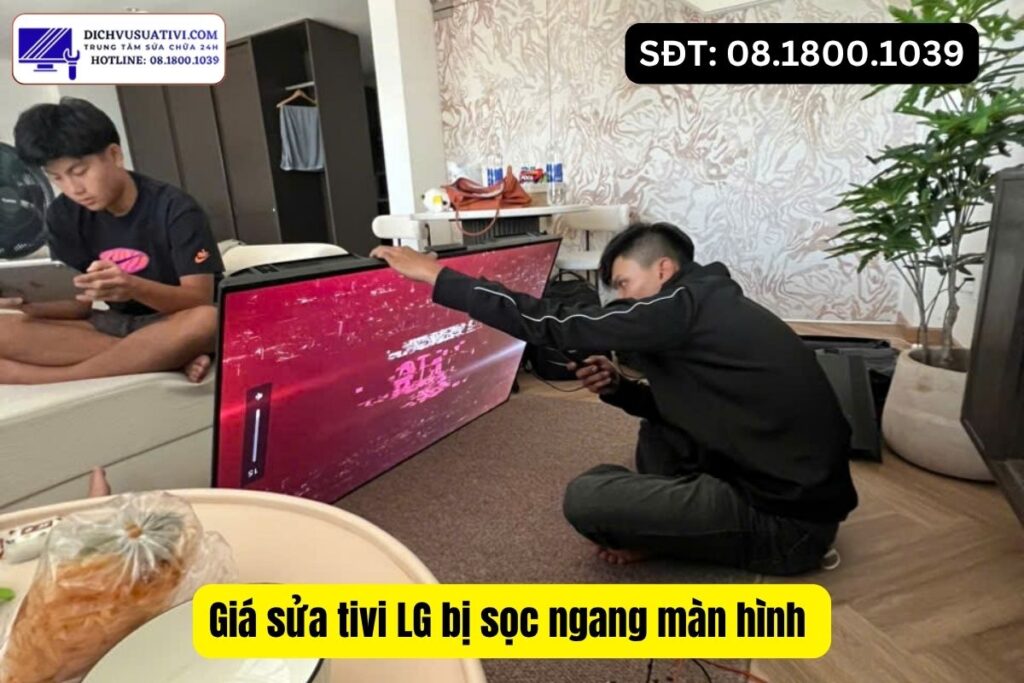 Quy trình sửa tivi LG bị sọc ngang tại Điện Máy Minh