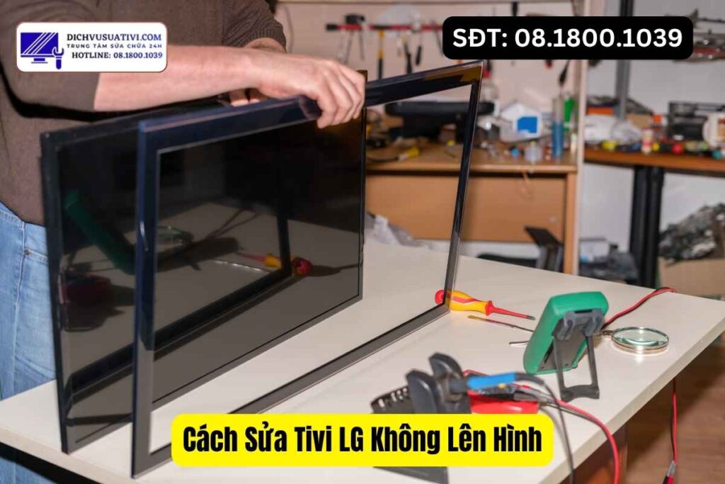 Quy trình sửa tivi LG không lên hình của Điện Máy Minh