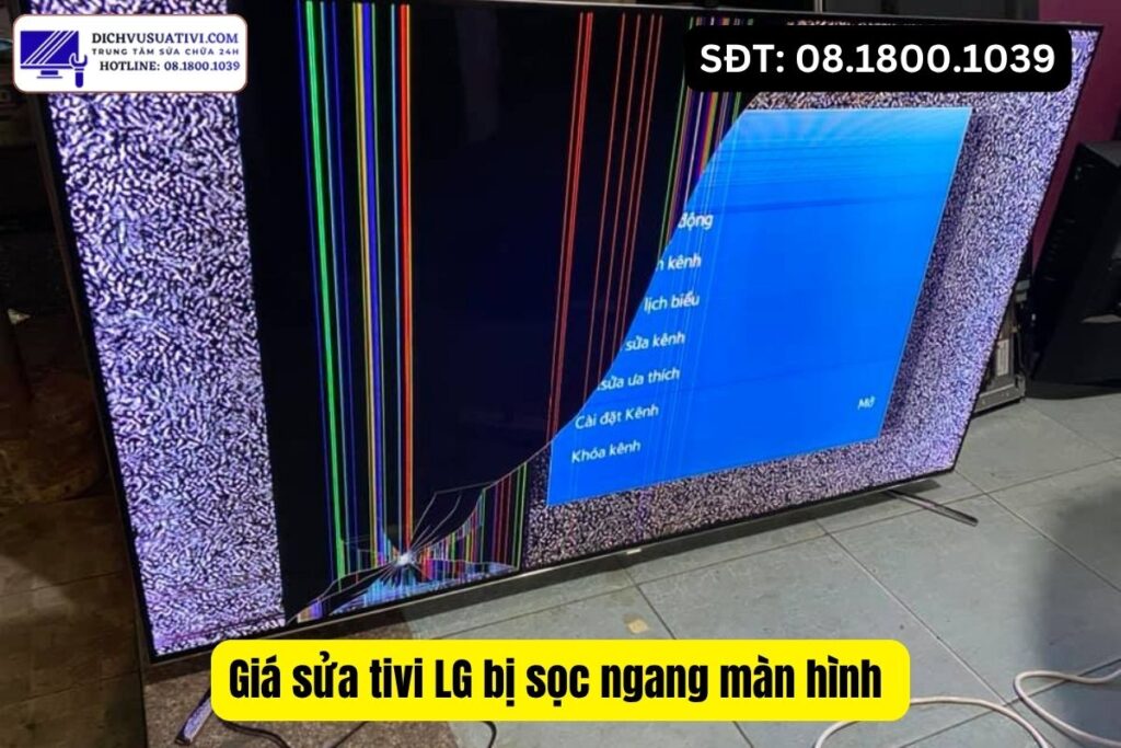 Tivi LG bị sọc ngang màn hình là lỗi gì