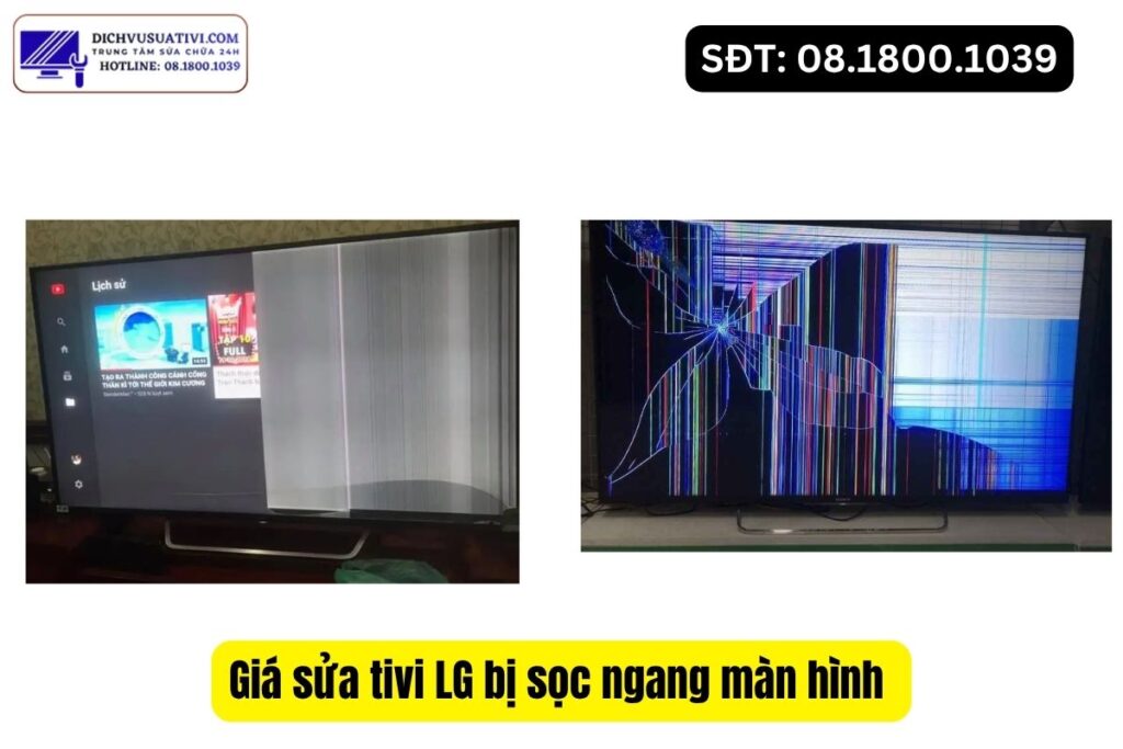 Vì sao cùng bị sọc ngang nhưng giá sửa mỗi tivi lại khác nhau