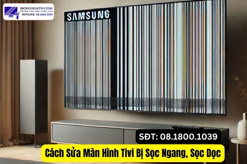 Bo T-Con và lỗi phần cứng khiến tivi bị sọc màn hình
