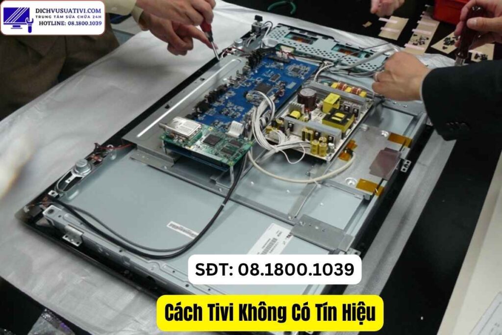 Bo nguồn, bo main hoặc linh kiện bên trong