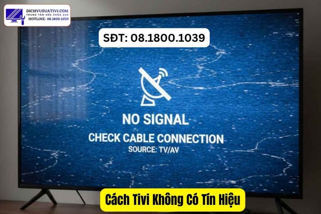 Các bước kiểm tra tivi báo No Signal