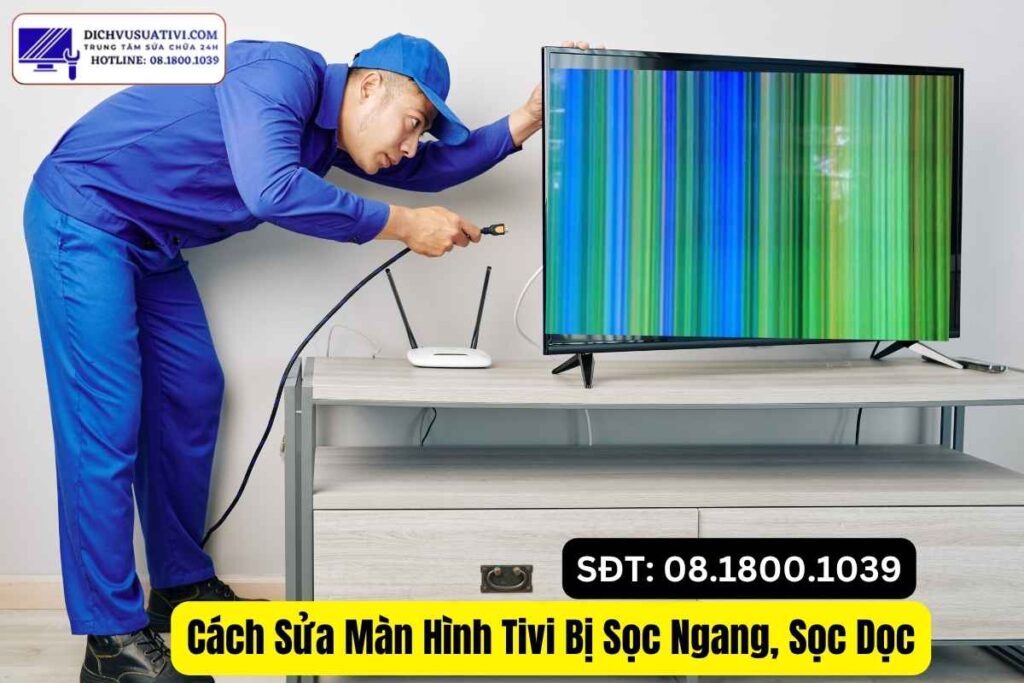 Cách sửa màn hình tivi bị sọc ngang, sọc dọc tại nhà