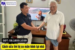 Cách sửa tivi bị co màn hình