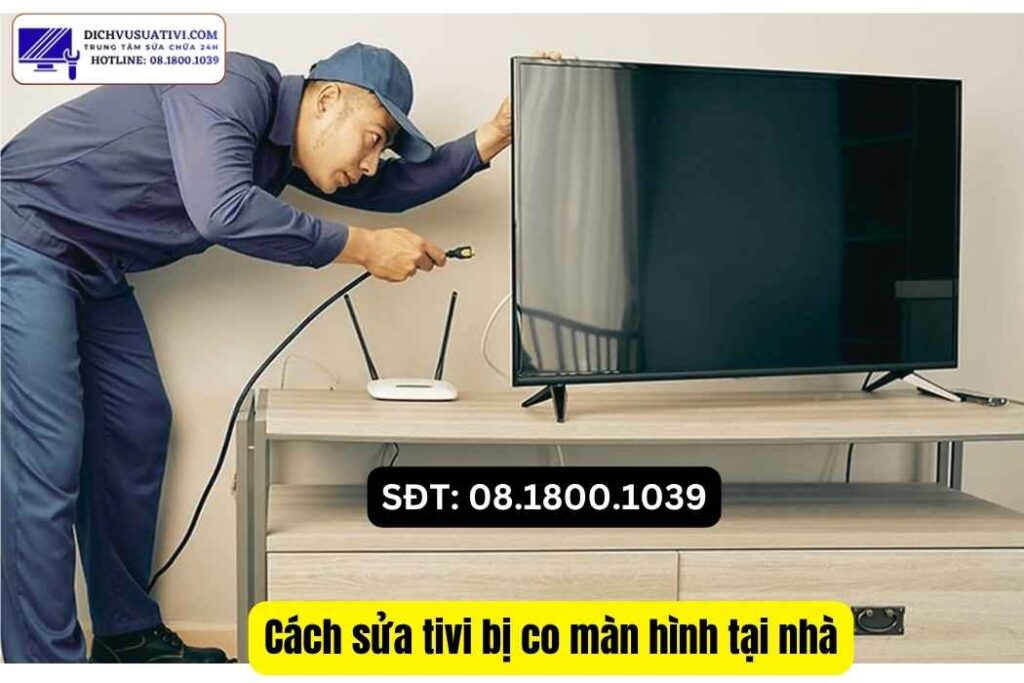 Kiểm tra dây HDMI và nguồn phát khi tivi bị co hình hoặc hiển thị sai tỷ lệ