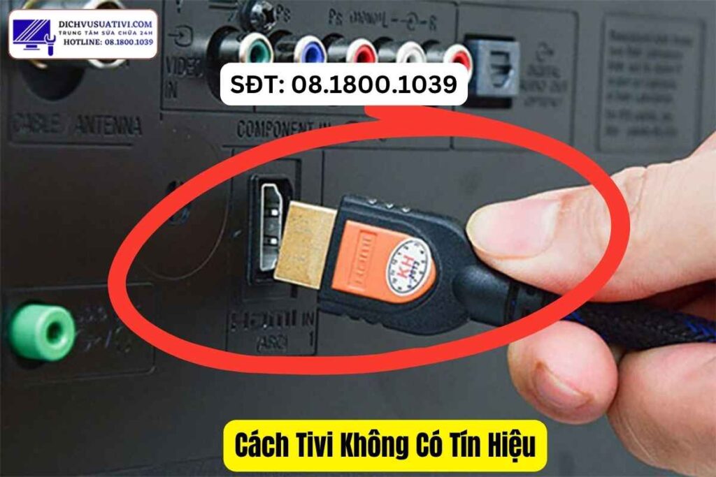 Kiểm tra nguồn TV Box khi tivi báo No Signal