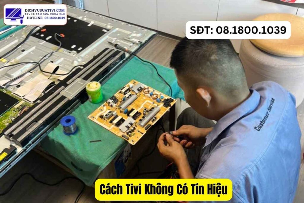 Kỹ thuật viên Điện Máy Minh sửa tivi tại nhà