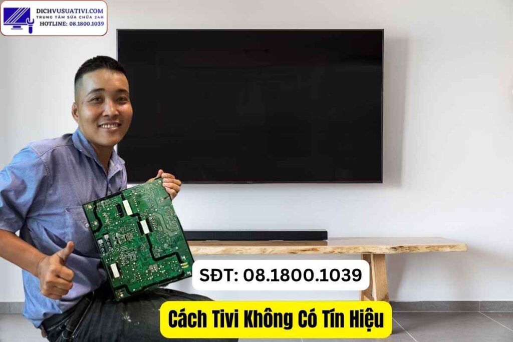 Kỹ thuật viên sửa tivi tại nhà