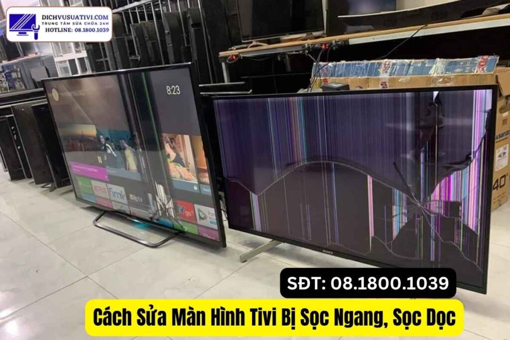 Quy trình sửa tivi bị sọc màn hình tại Điện Máy Minh