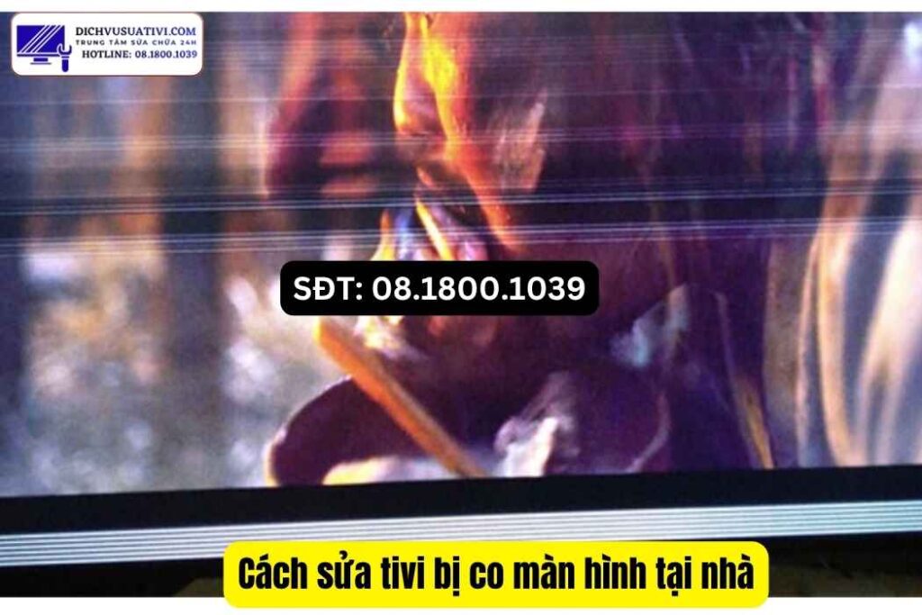 Tivi bị co màn hình, hình ảnh bị thu nhỏ và có viền đen xung quanh