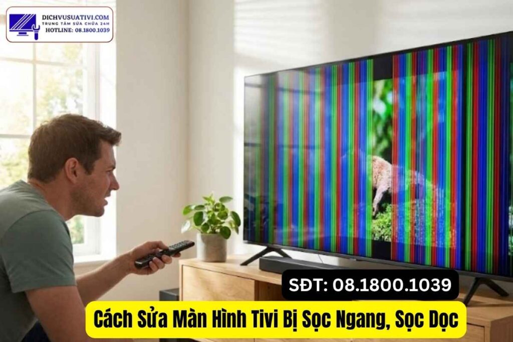 Tivi bị sọc màu, sọc nửa màn hình có sửa được không