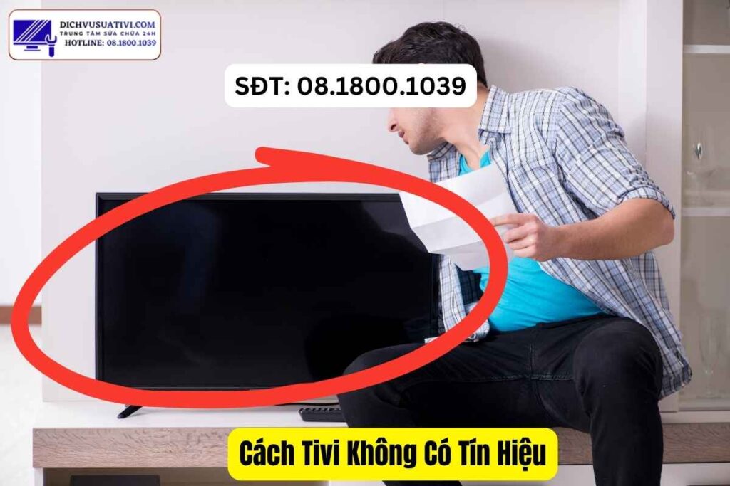tivi màn hình đen, không lên hình