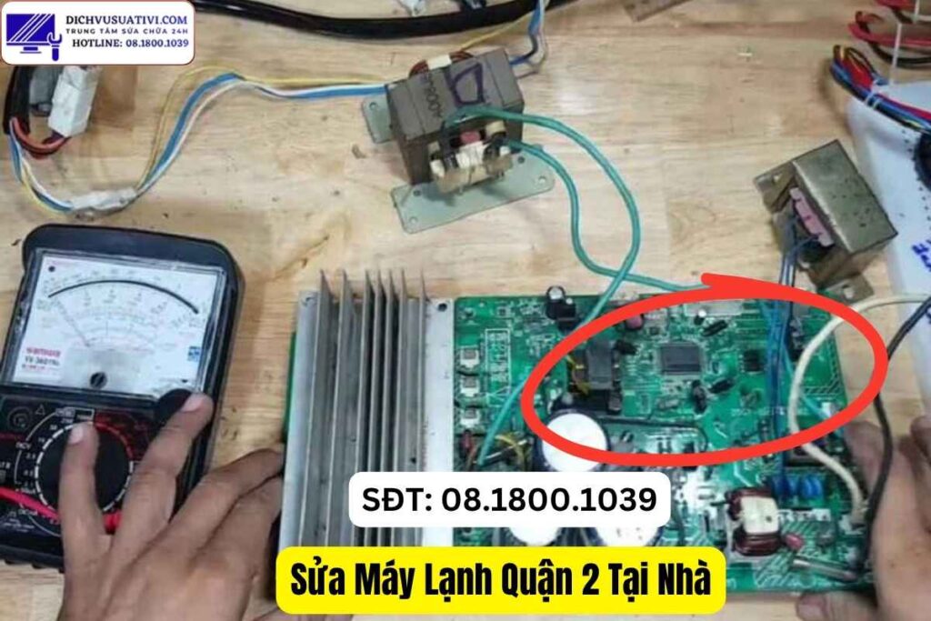 Kiểm tra board, tụ hoặc linh kiện
