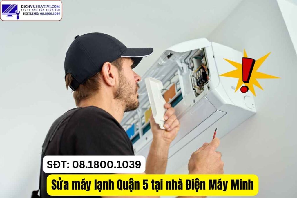 Kỹ thuật viên sửa máy lạnh Quận 5