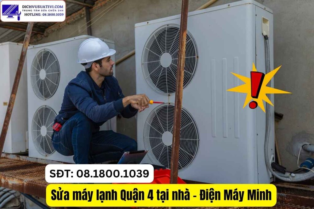 Quy trình sửa máy lạnh Điện Máy Minh