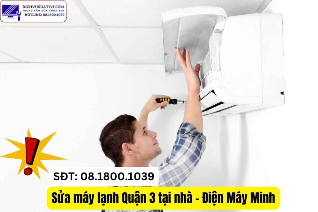 Sửa máy lạnh Quận 3 không lạnh, lạnh yếu