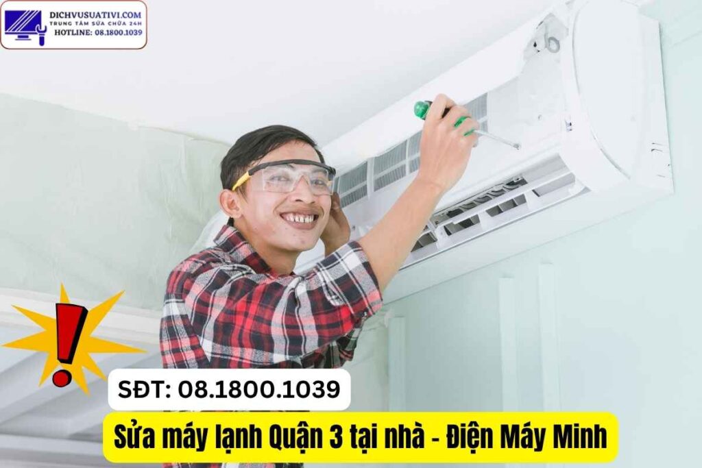Thợ sửa máy lạnh Quận 3 đến tận nhà kiểm tra