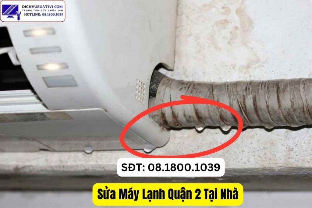 Xử lý máy lạnh bị chảy nước