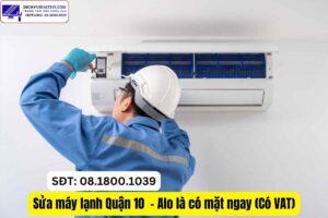 Dịch vụ sửa máy lạnh văn phòng có xuất hóa đơn VAT