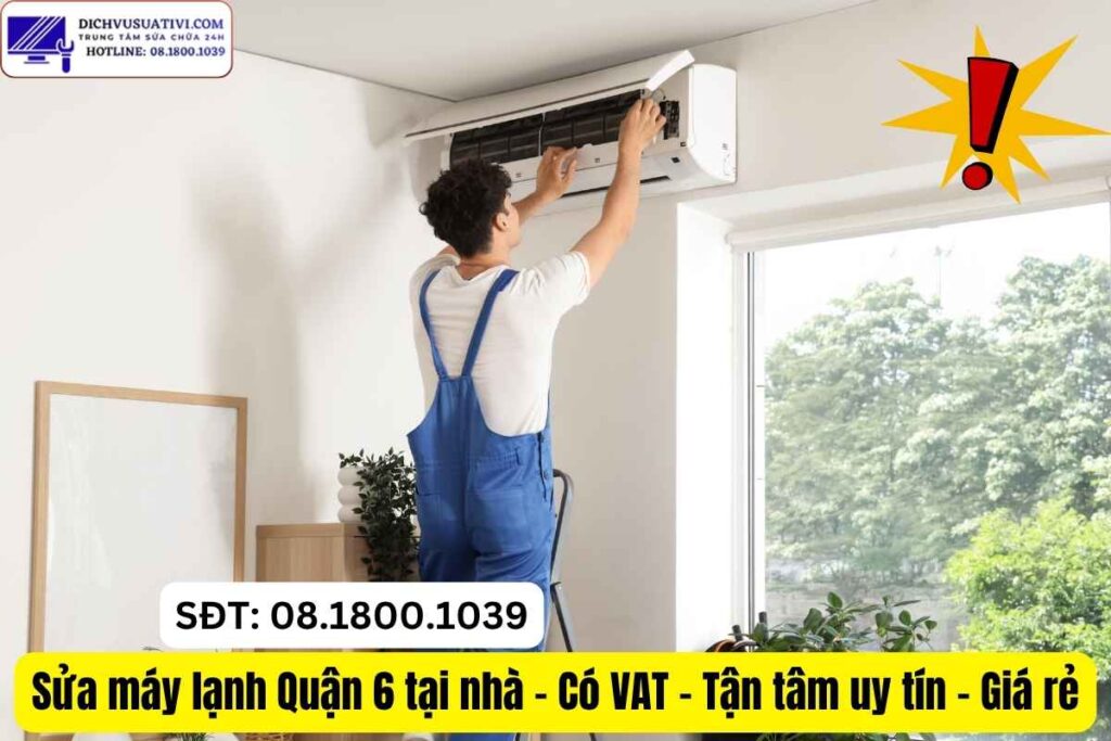 Sửa máy lạnh Quận 6 tại nhà Điện Máy Minh