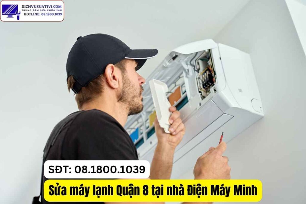 Sửa máy lạnh nhà phố Quận 8
