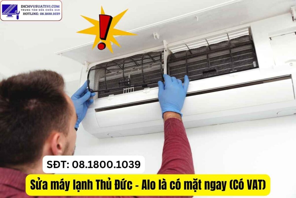 Sửa máy lạnh Thủ Đức – Điện Máy Minh – Alo là có mặt ngay 24/24 (Có VAT)