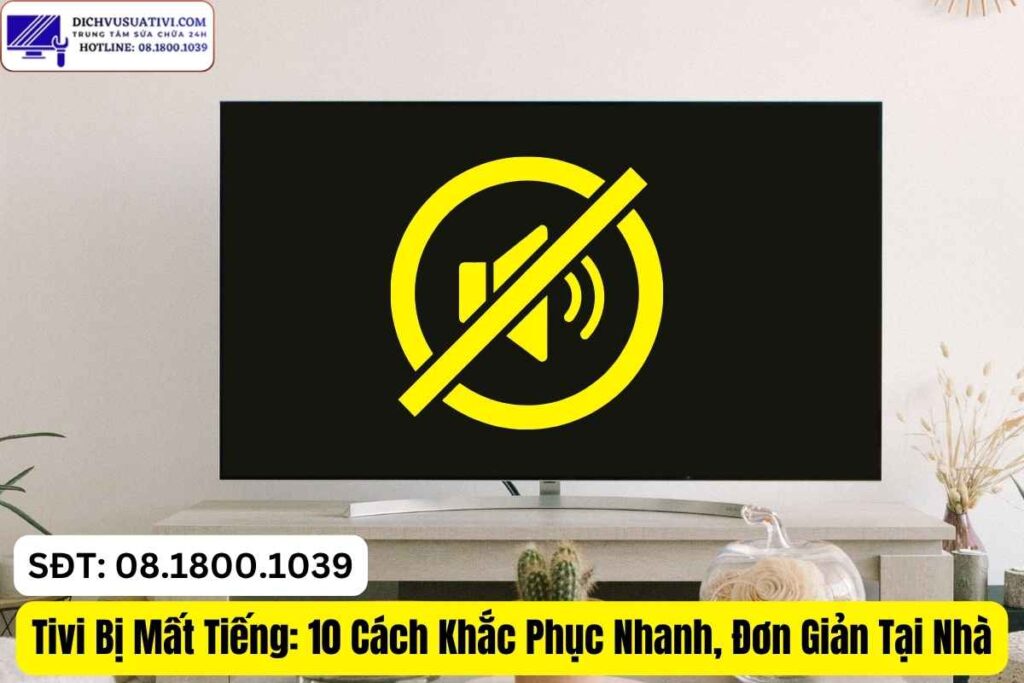 Tivi Bị Mất Tiếng_ 10 Cách Khắc Phục Nhanh, Đơn Giản Tại Nhà